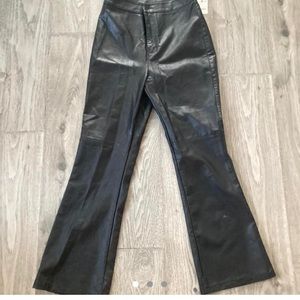 Free people leather pants